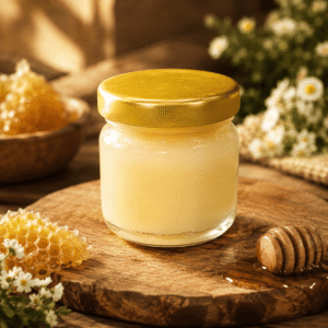 %100 Yerli Saf Arı Sütü 40 g – Doğal Cam Kavanoz Takviye Edici Gıda