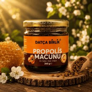 Datça Birlik Propolis Macunu 240 g – Arı Sütü, Bal ve Polen İhtiva Eden Doğal Karışım